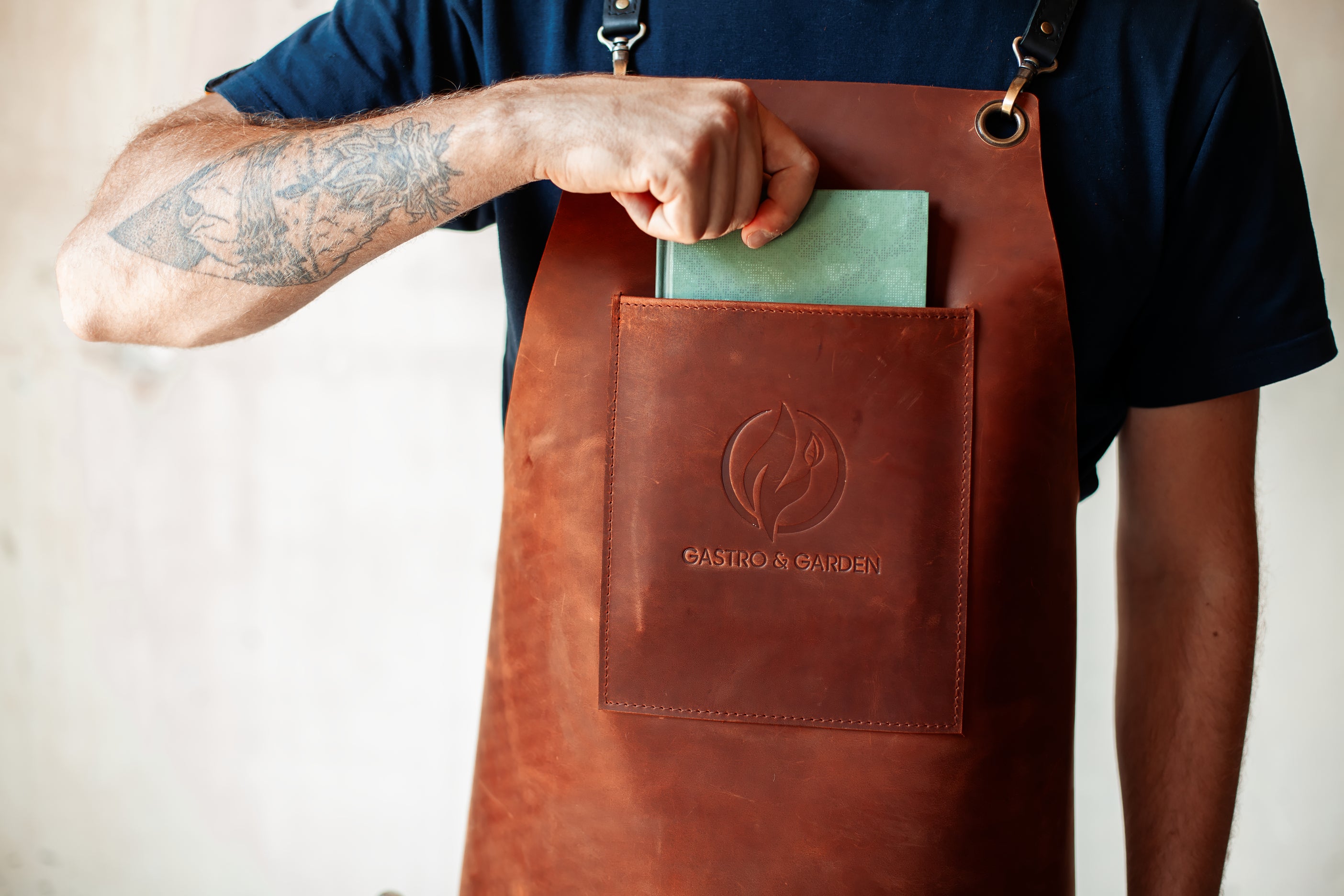 Leather Apron For Barbecue