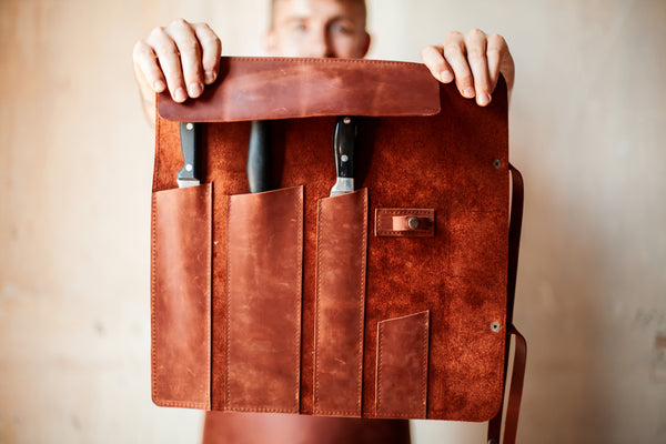 Leather Knife Roll