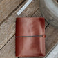 Refillable Leather Cover Journal with White Paper (A5 Format)